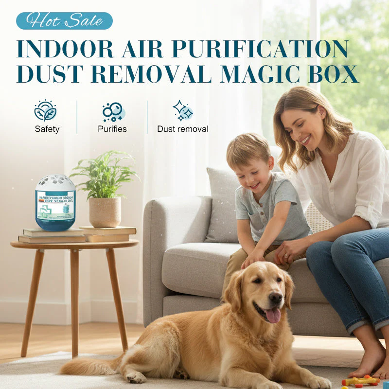 🌿🌿 New Year Special: 50% Off 🎁 Indoor Air Purification & Dust Removal Magic Box 🏠🌿 – Child‑Safe 💕