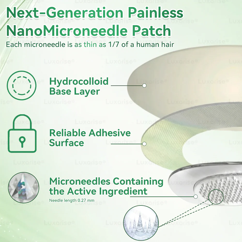 Official Store | 🌿🌿 Luxarise® Moringa × Berberine 10‑in‑1 Advanced Nano Microneedle Patch (Once daily, visible changes in 7 days) - Image 7