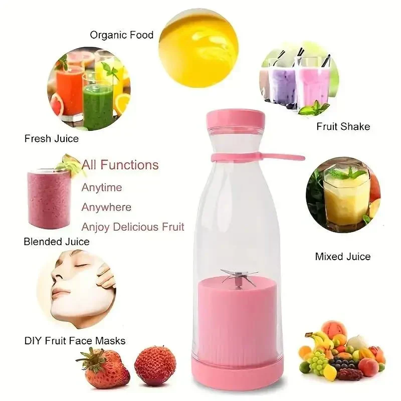 🌈 New Year Special: 50% Off 💕 Best‑Selling Portable Juicer | Enjoy Fresh Juice Anytime, Anywhere - Image 12