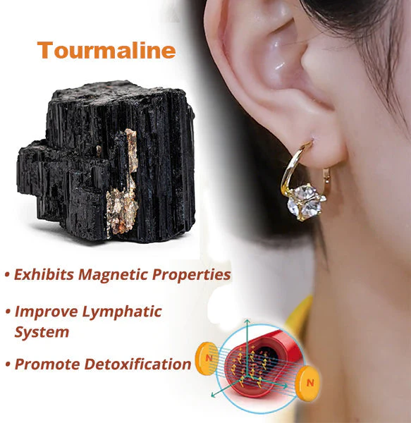 (Last Day Sale – 50% OFF 🔥) 🏍️▫️CZTITLE® Magnetic Germanium Earrings - Image 3