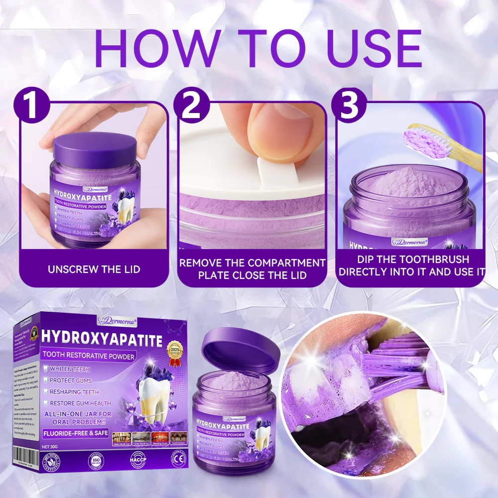 🎉 New Year Special: 80% OFF 🏆 Dormorna® Hydroxyapatite Tooth Restorative Powder 🦷 - Image 12