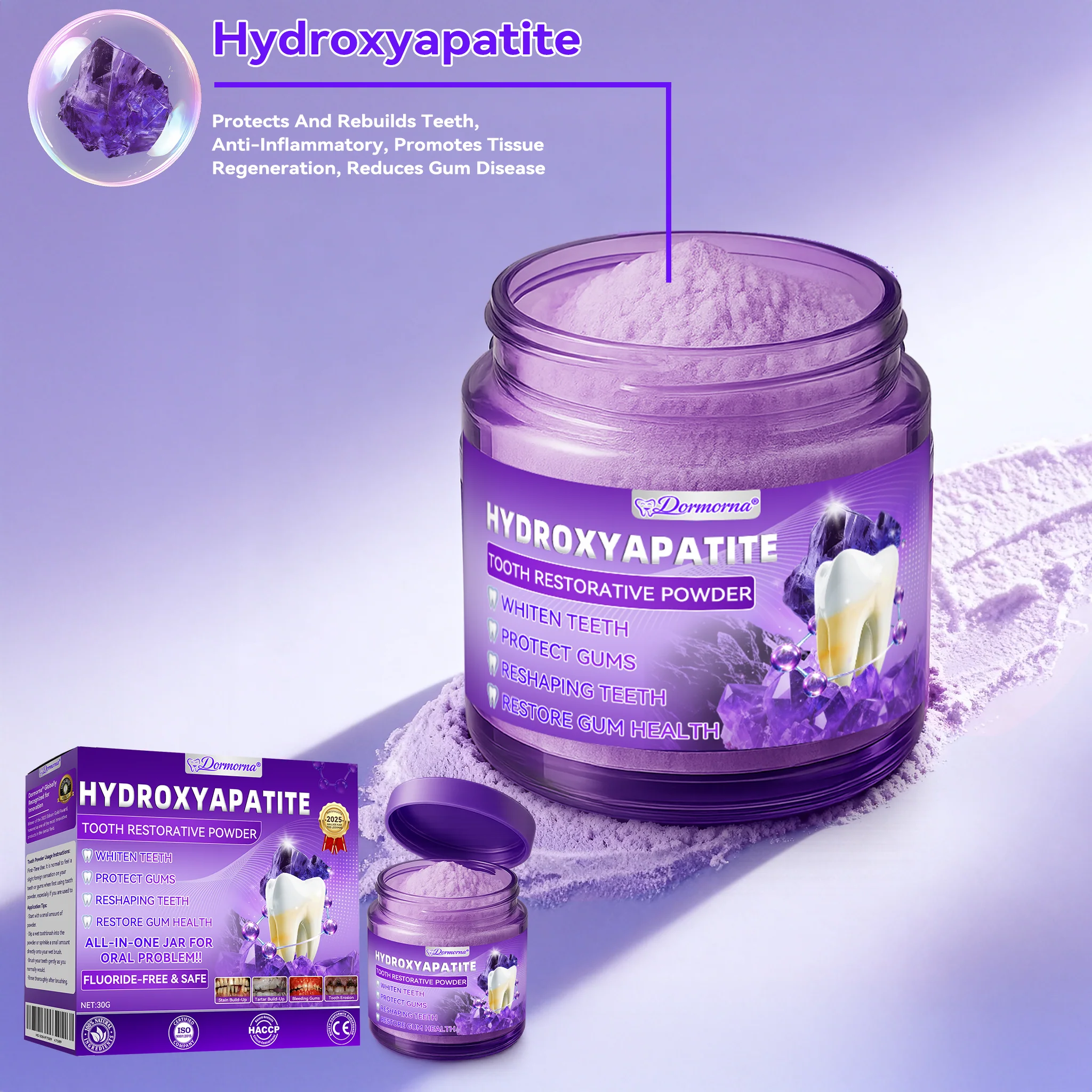 🎉 New Year Special: 80% OFF 🏆 Dormorna® Hydroxyapatite Tooth Restorative Powder 🦷 - Image 7