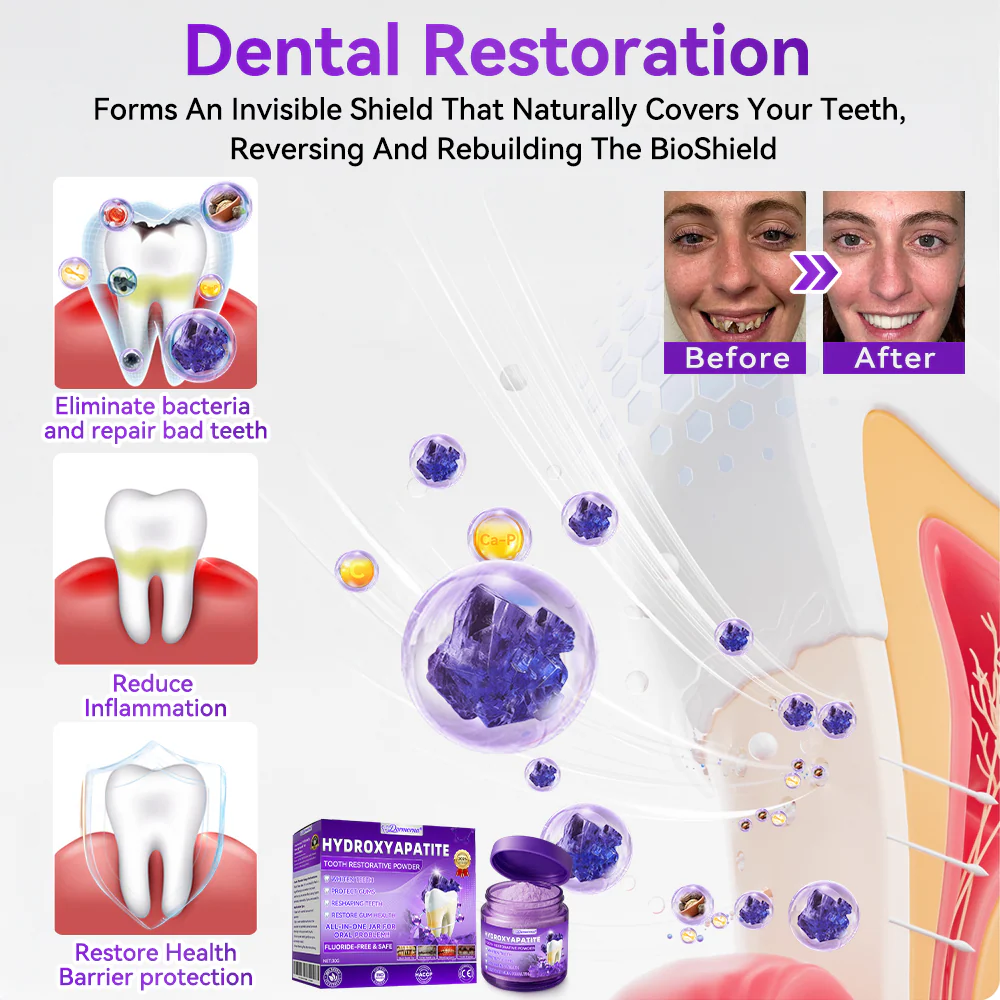 🎉 New Year Special: 80% OFF 🏆 Dormorna® Hydroxyapatite Tooth Restorative Powder 🦷 - Image 8