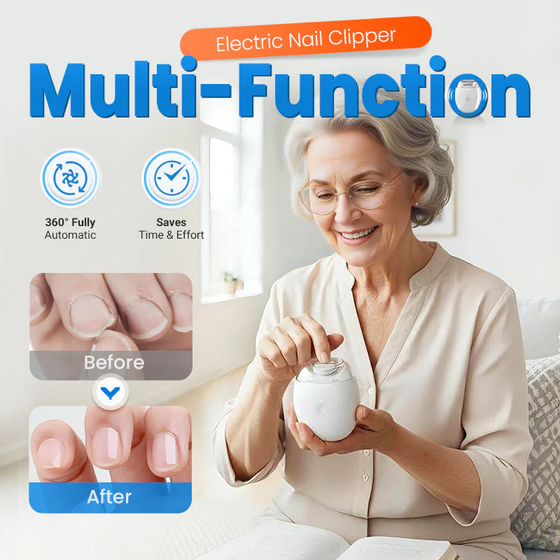 🌏New Year Special: 50% Off ✨ Multifunction Automatic Nail Trimmer – 6 Speed Levels, Safe and Gentle for Easy Nail Care 💅