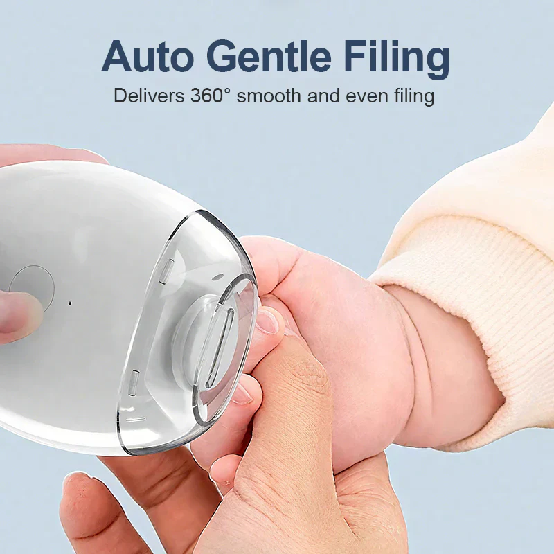 👶🔧Universal Automatic Fingernail Grinder - 6 Speed Settings with 5 Attachments for Safe & Gentle Nail Care 💅✨